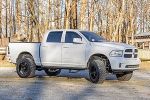 Ram 3500 Aluminum Step - Crew Cab - Rough Country - SRX2 Adj - Black - '11-'18 Ram 3500 Aluminum Step - Crew Cab - Rough Country - SRX2 Adj - Black - '11-'18